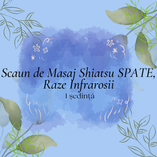 Scaun de Masaj Shiatsu SPATE, Raze Infraroșii / 1 ședință